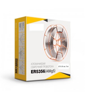 Проволока сварочная Алюминиевая  ER5356 (AlMg5) d=0.8мм. 7кг
