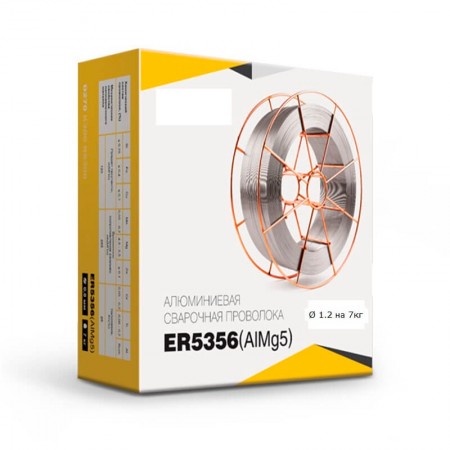 Проволока сварочная Алюминиевая  ER5356 (AlMg5) d=1.2 мм. 7кг